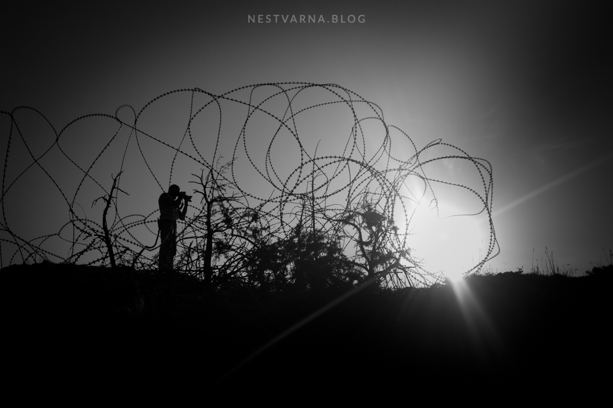 Dušanov grad, iznad Prizrena. Metohija.